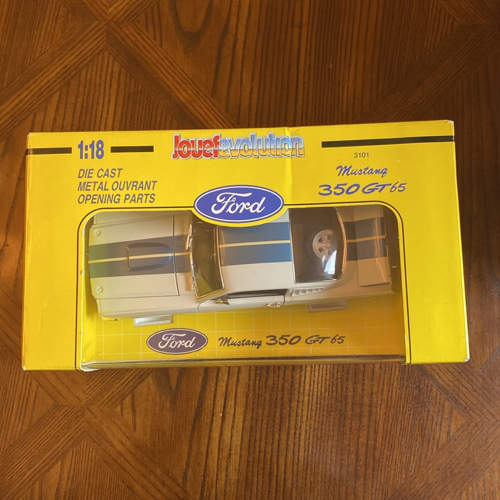 Ford Mustang Diecast Model Car, 350 GT 1965 Fastback, 1:18 Scale,Jouef Evolution - Picture 9 of 16